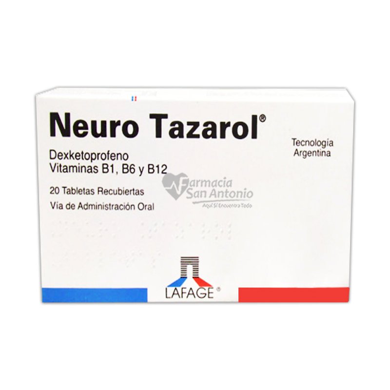 NEURO TAZAROL 20 TABLETAS