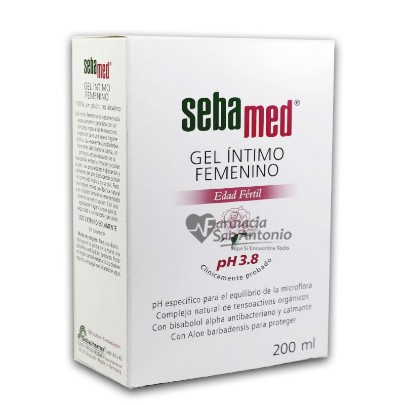 SEBAMED GEL INTIMO PH 3.8 (EDAD/FERTIL)