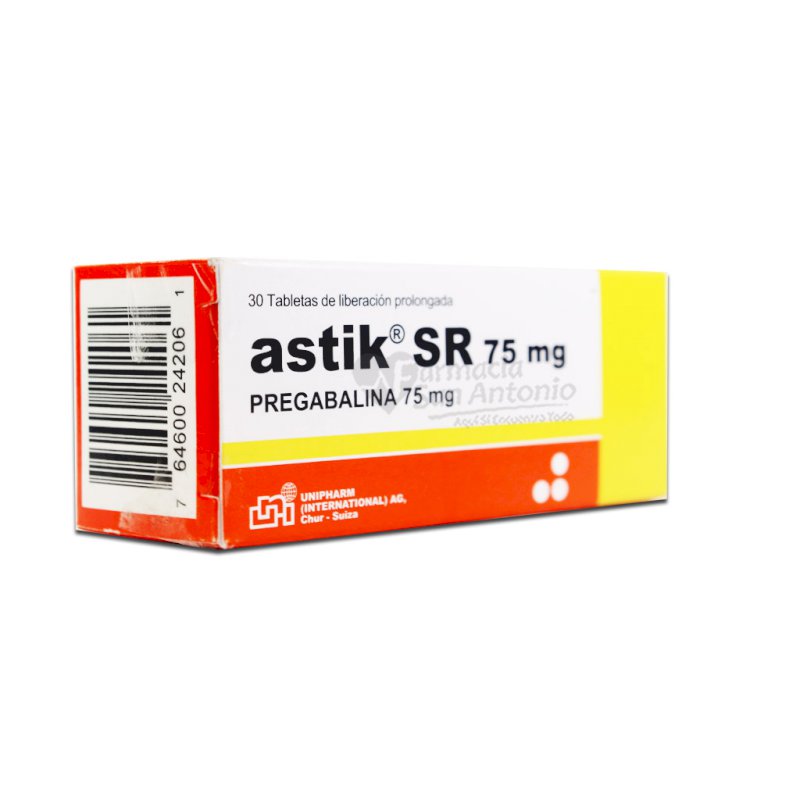 ASTIK SR 75 MG X 30 TABLETAS