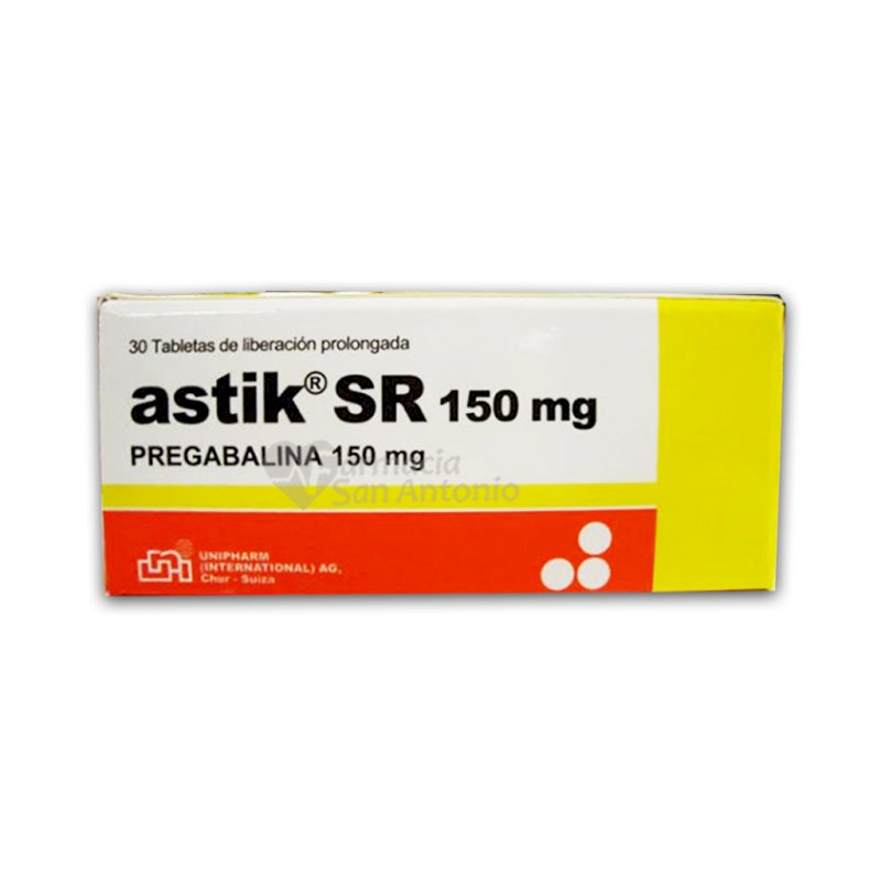 ASTIK SR 150 MG X 30 TABLETAS