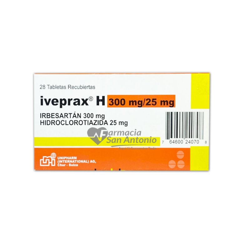 IVEPRAX 300/25 X 28 TABLETAS