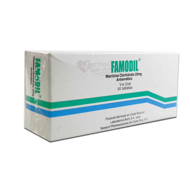 UNIDAD FAMODIL 25MG