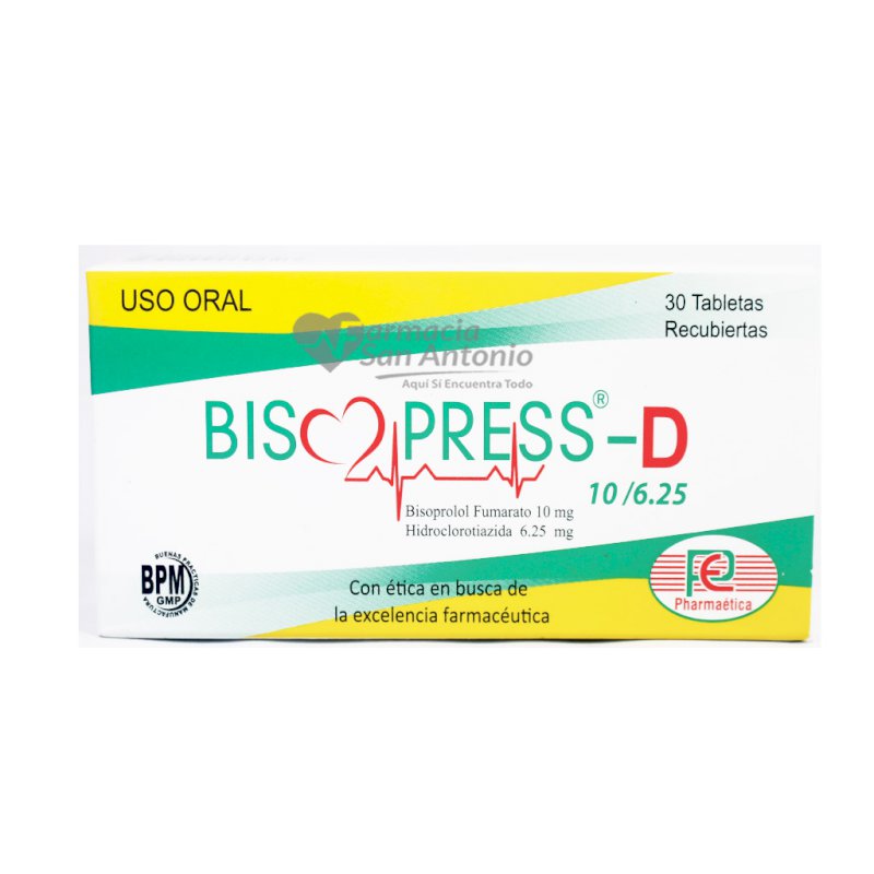 BISOPRESS-D 10MG X 30 TAB