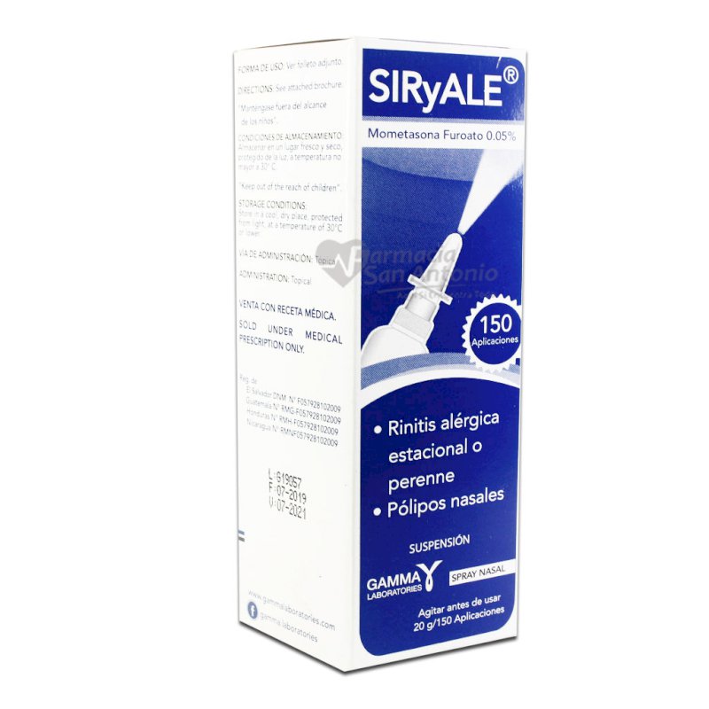 SIRYALE SPRAY NASAL SUSP. 20 G