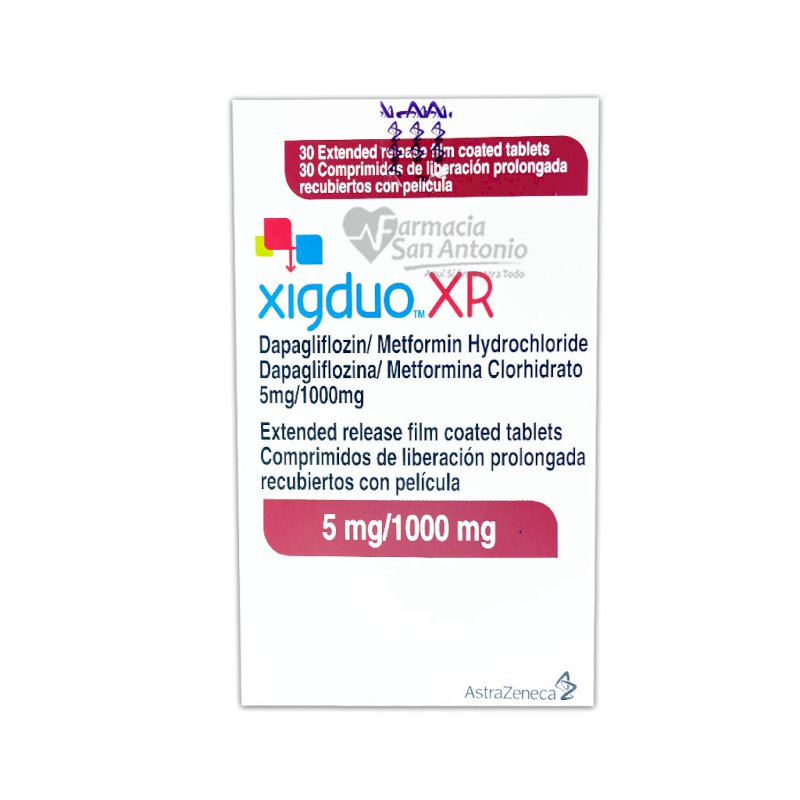 XIGDUO XR 5MG/1000MG X 30 TAB