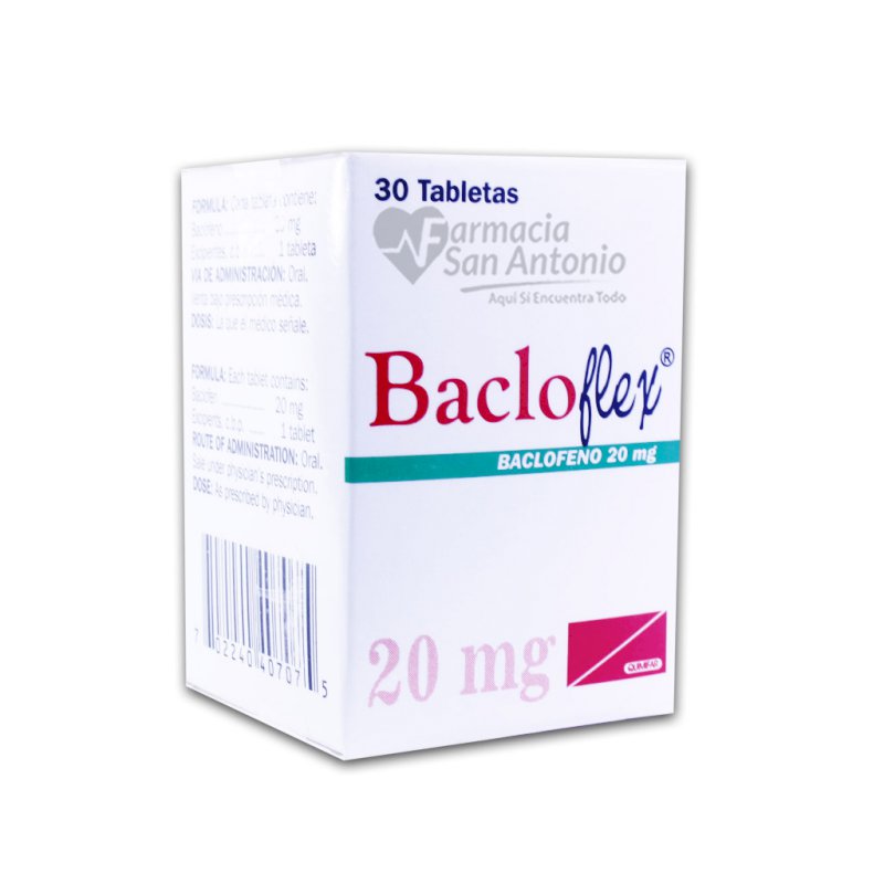 BACLOFLEX 20MG X 30 TABB