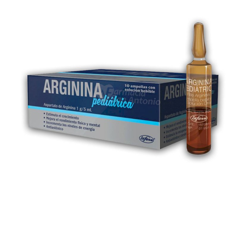 ARGININA PEDIATRICA X 10 AMP