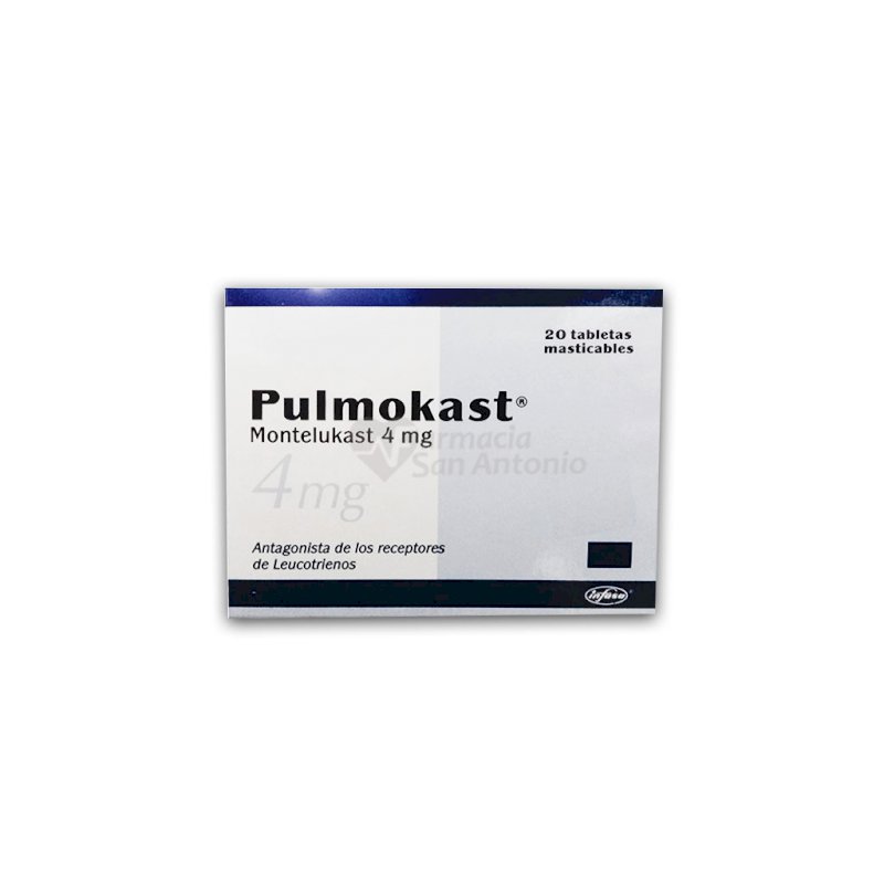 PULMOCAST 4MG X 20 TAB