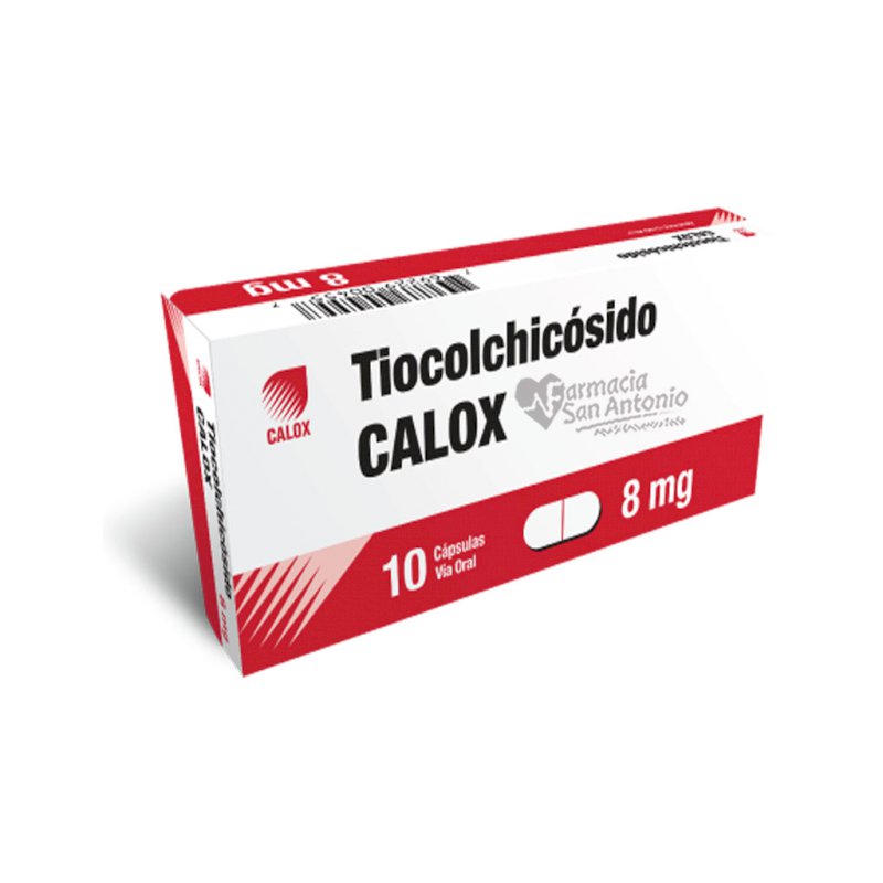 TIOCOLCHICOSIDO 8 MG X 10 TAB