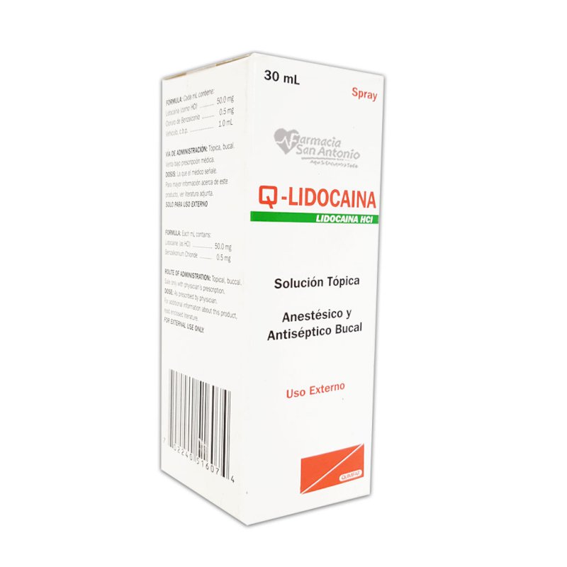 Q-LIDOCAINA SOLUCION SPRAY X 30 ML