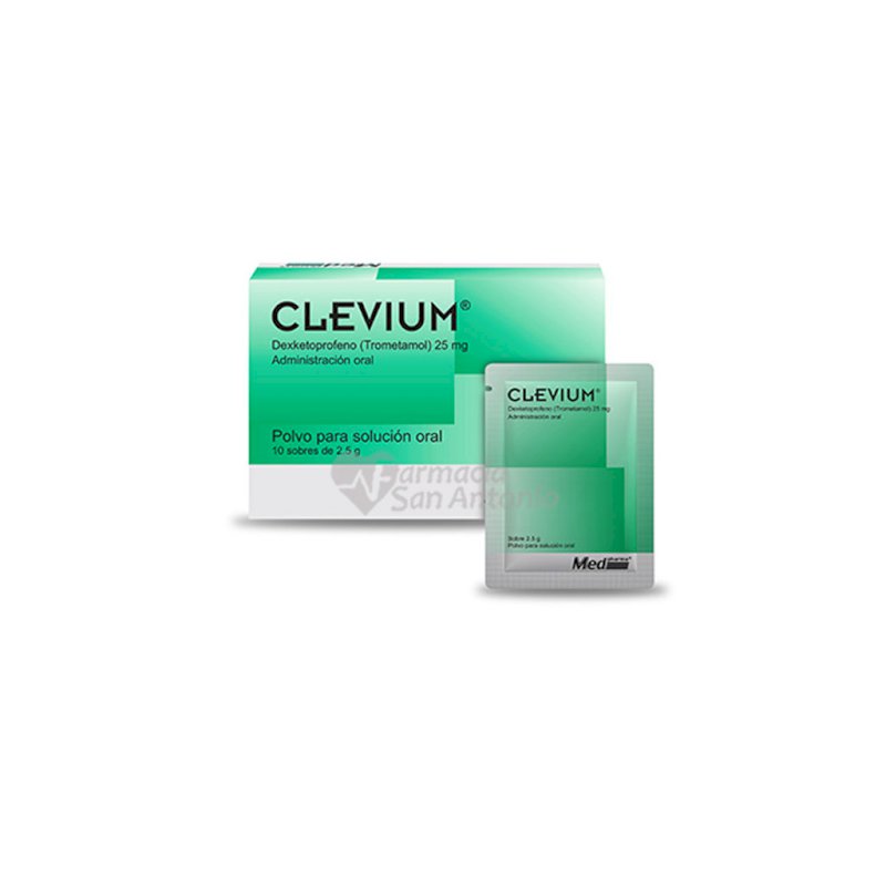 CLEVIUM 25MG/2.5G. X 10 SOBRES