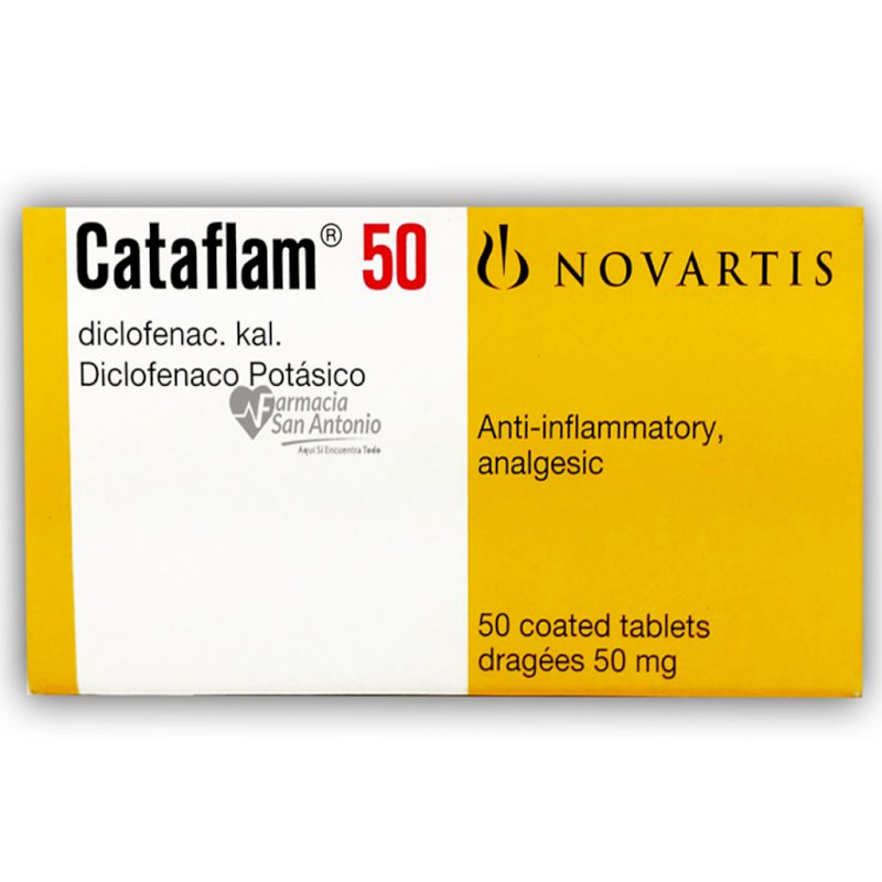 CATAFLAN LIQ. 50MG X 50 CAPS BLANDAS