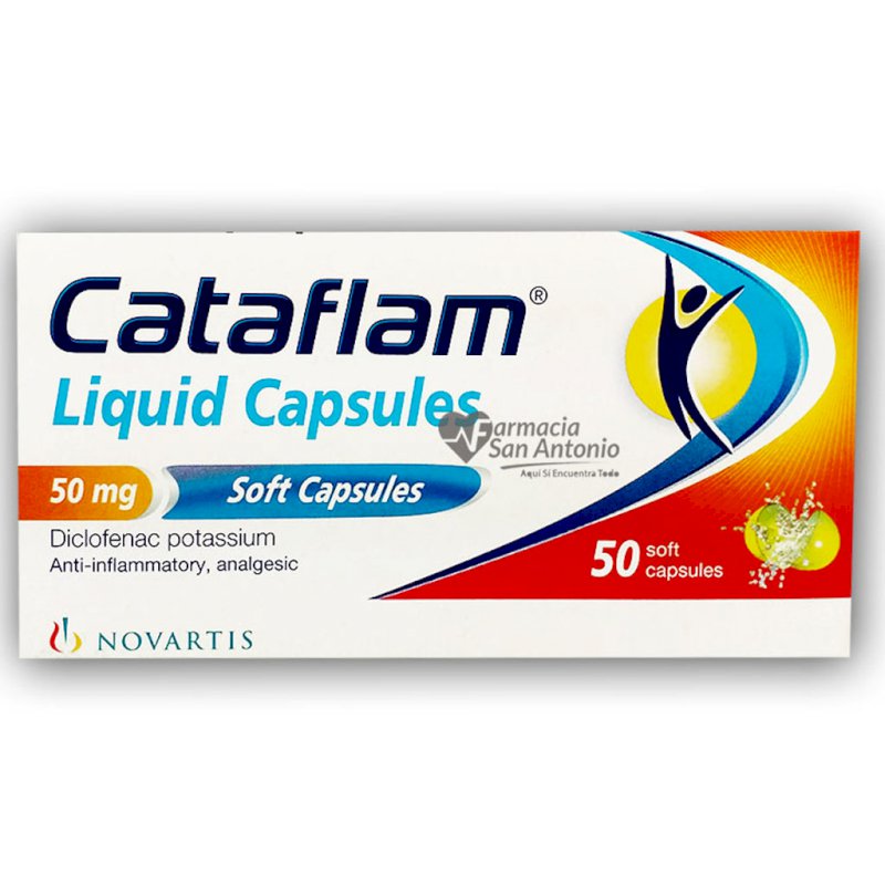 UNIDAD CATAFLAN LIQ. 50MG X 50 CAPS BLANDAS