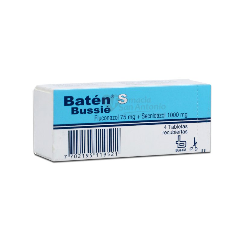 BATEN S 75MG/1000MG X 4 CAP