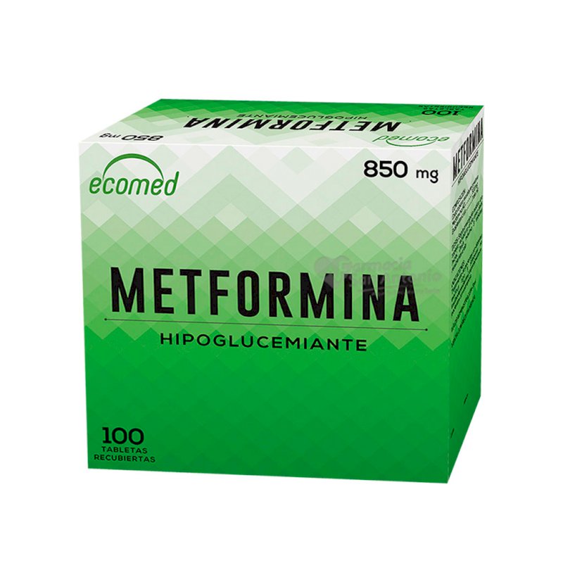 UNIDAD ECOMED METFORMINA 850MG