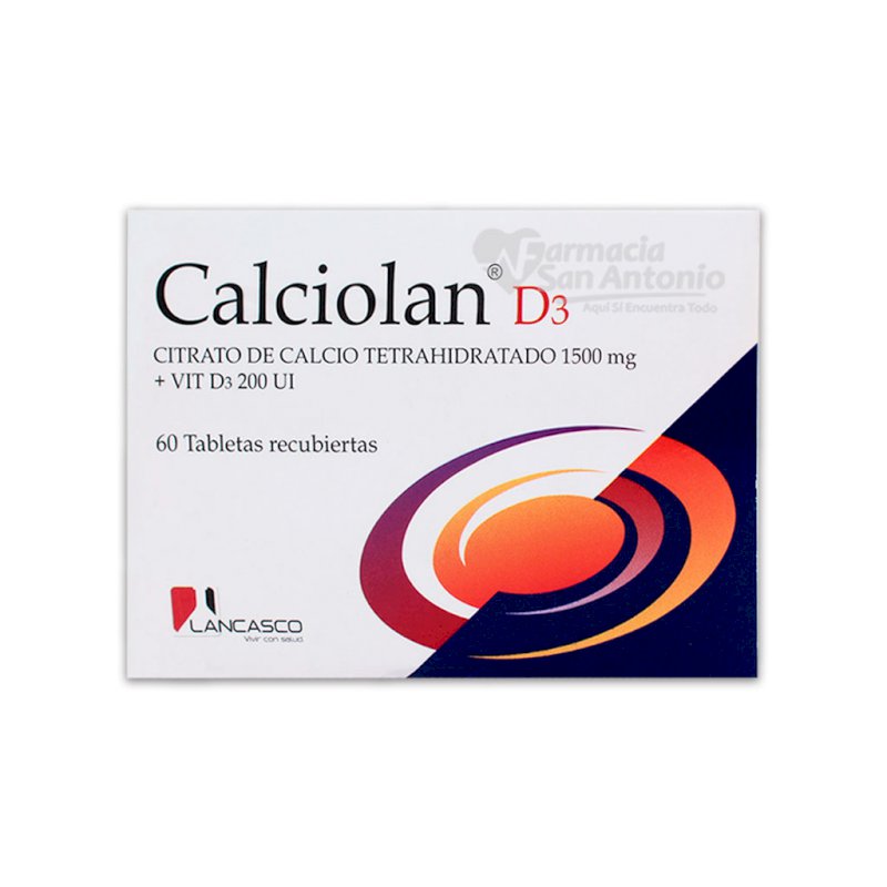 UNIDAD LANCASCO CALCIOLAN D3 X 60 TAB