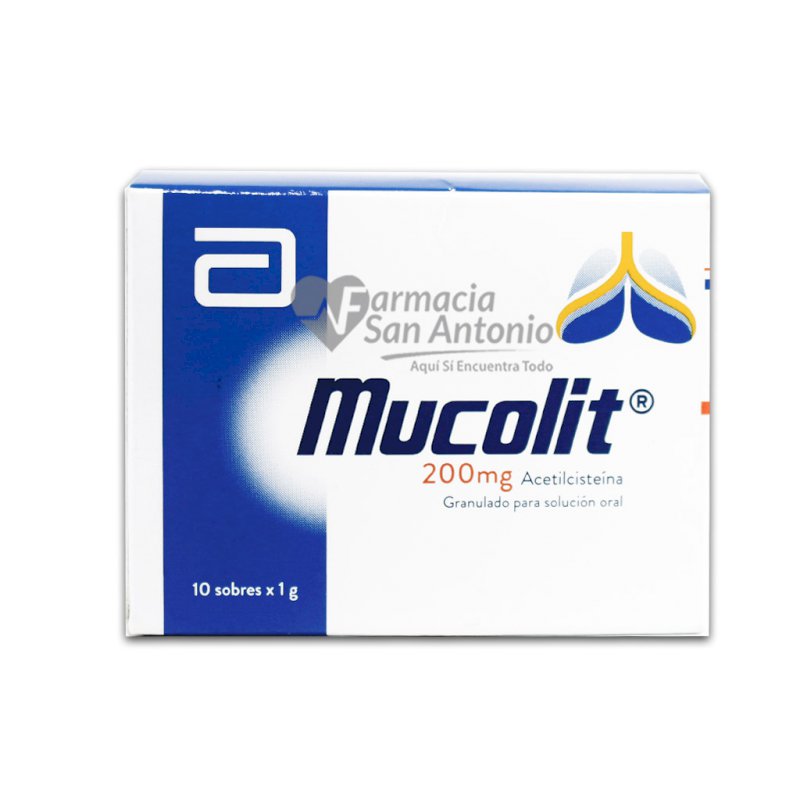 MUCOLIT 200MG X 10 SOBRES á