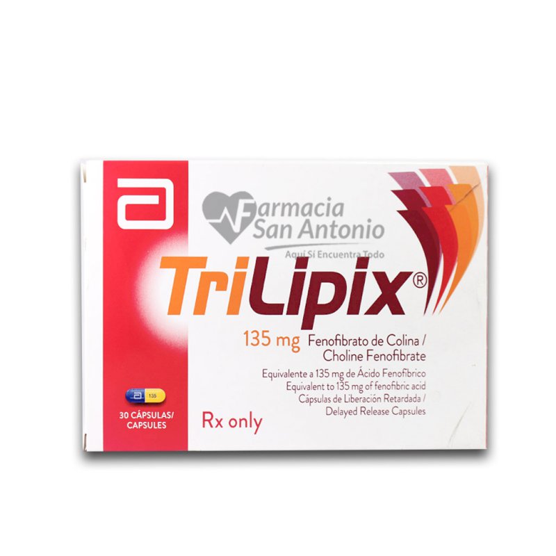 TRILIPIX 135MG X 30 CAP á