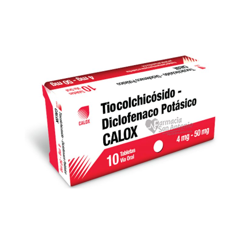 UNIDAD CALOX TIOCOLCHICO+DICLO 4/50MG