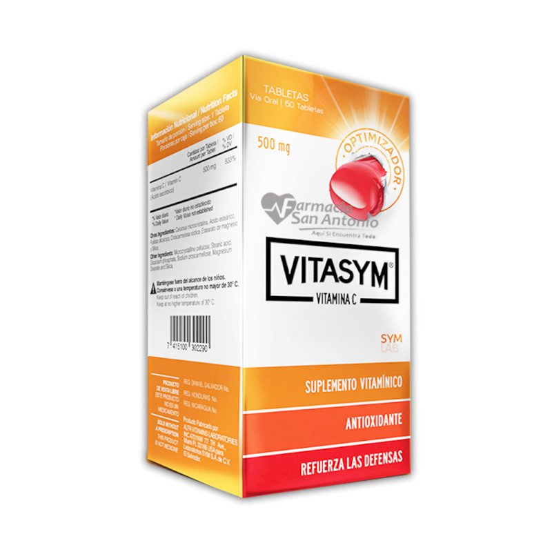 VITASYM C 500MG X 60 TAB