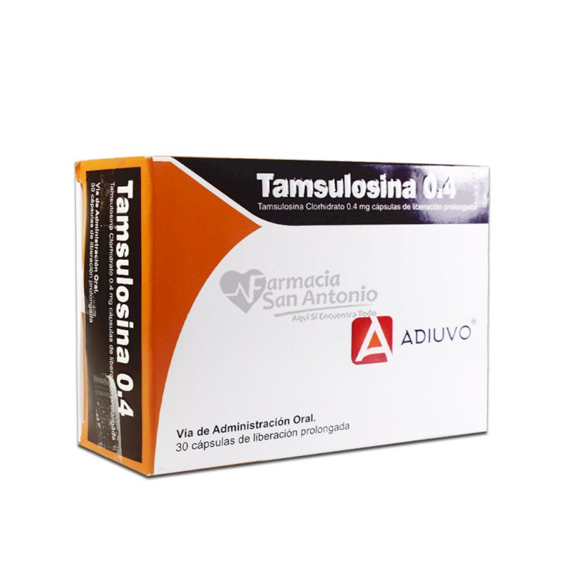 TAMSULOSINA ADIUVO 0.4 X 30 CAP