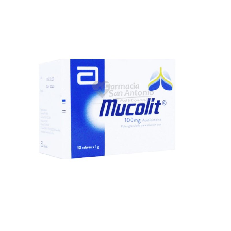 MUCOLIT 100MG X 10 SOBRES á