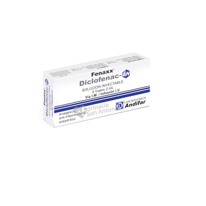 DICLOFENAC ANDIFAR X 5 AMP 2 ML