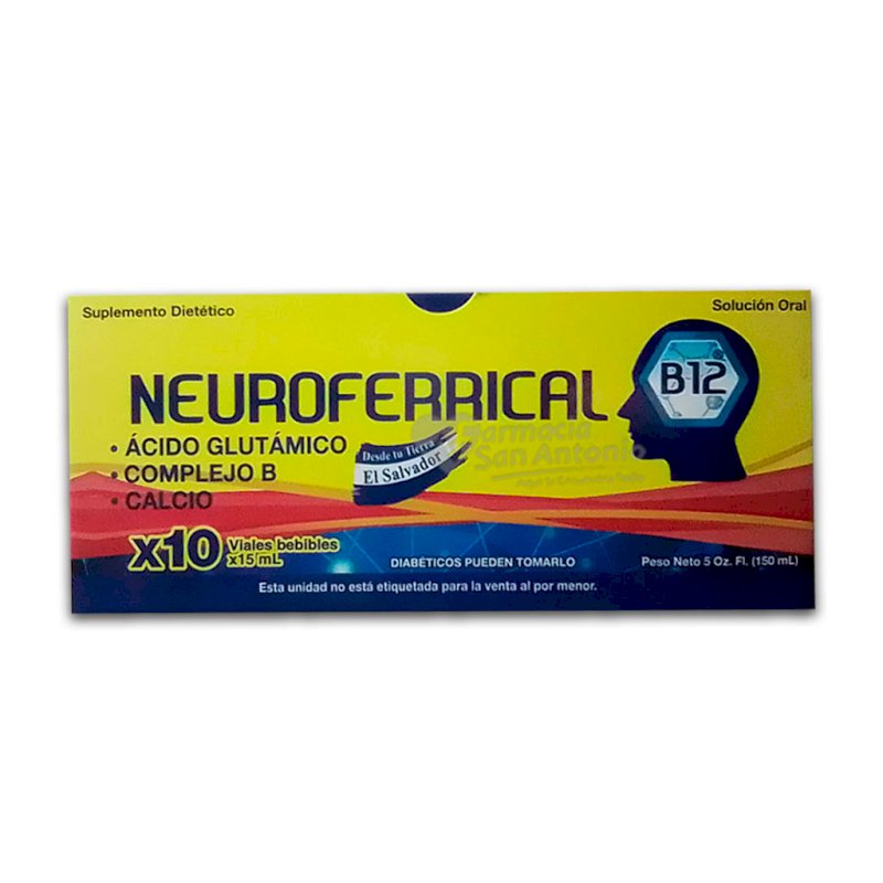 NEURO FERRICAL B12 X 10 VIALES BB