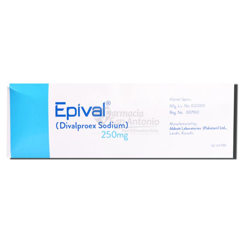 EPIVAL 250MG X 60 TAB á