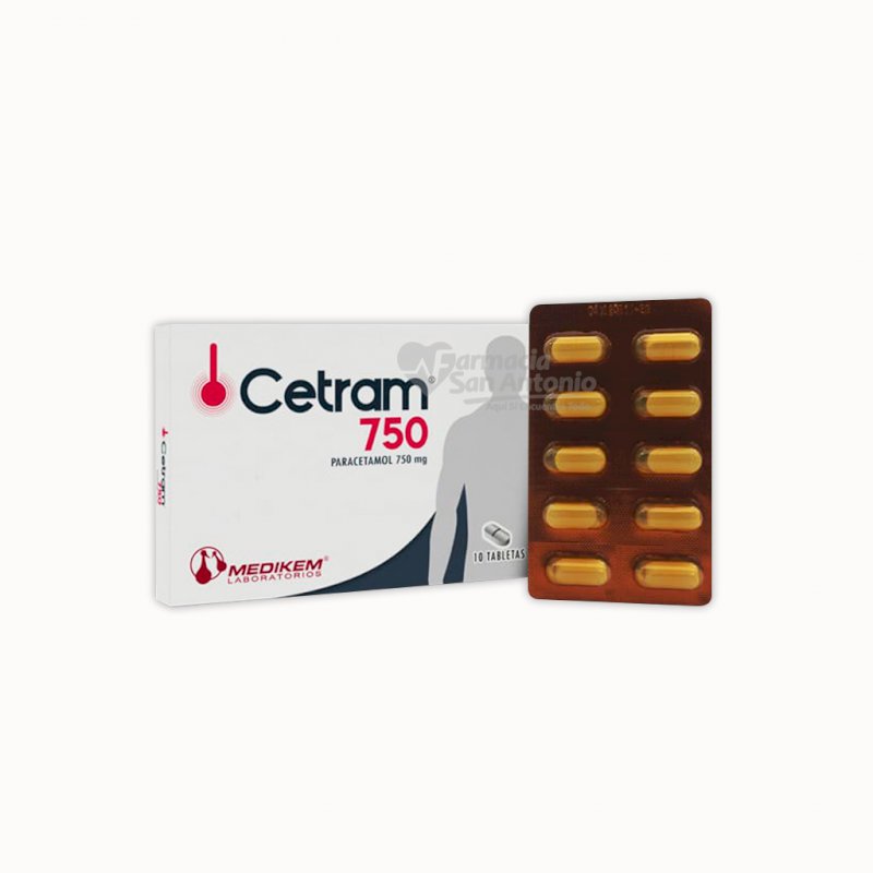 CETRAM 750MG X 10TAB