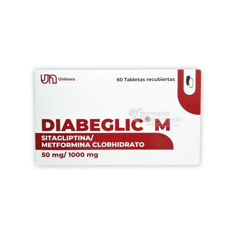 DIABEGLIC M 50MG/1000MG X 60 TABS