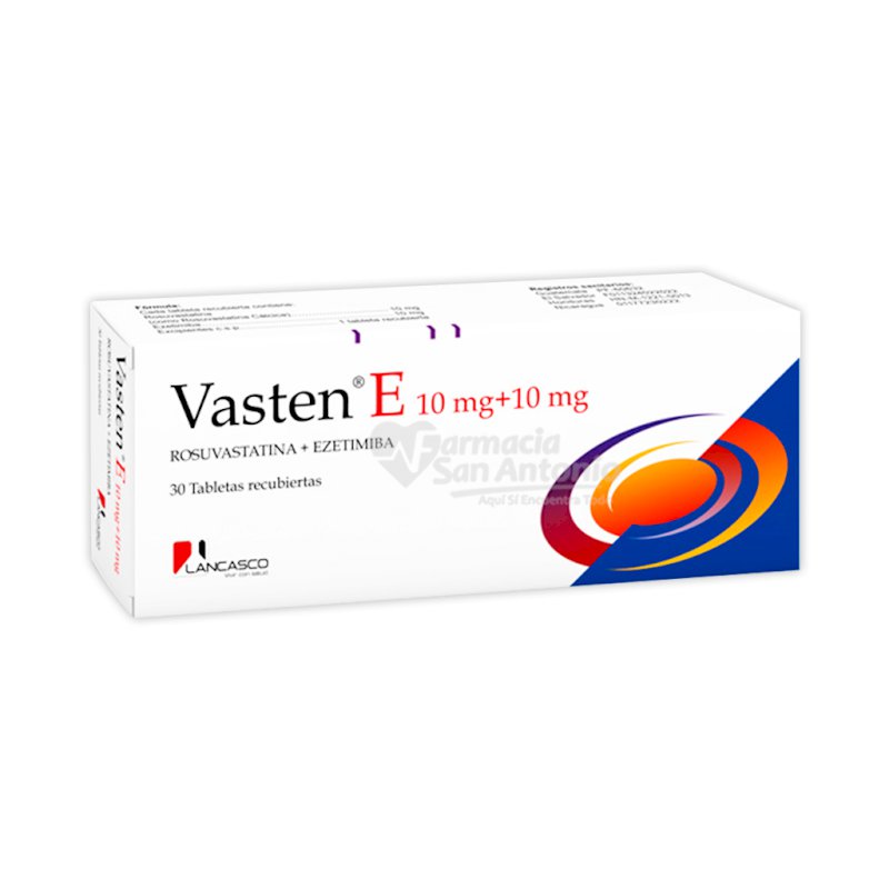 VASTEN E 20MG +10MG X 30 TABS