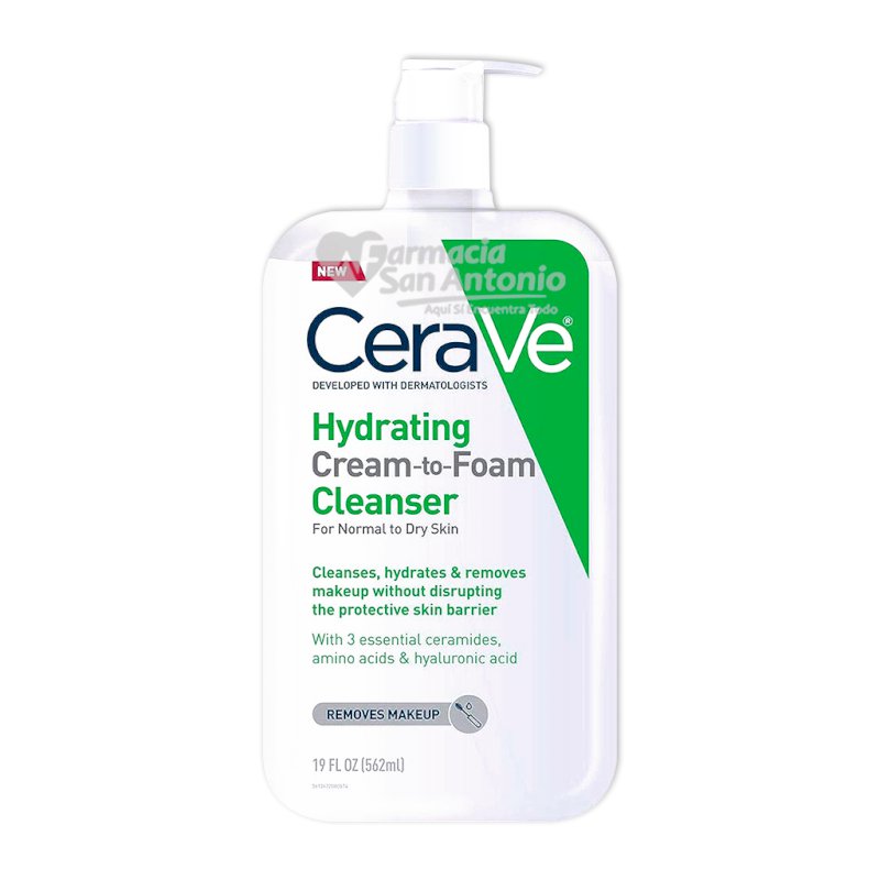 CERAVE HYDRATING CREAM TO FOAM X 12OZ