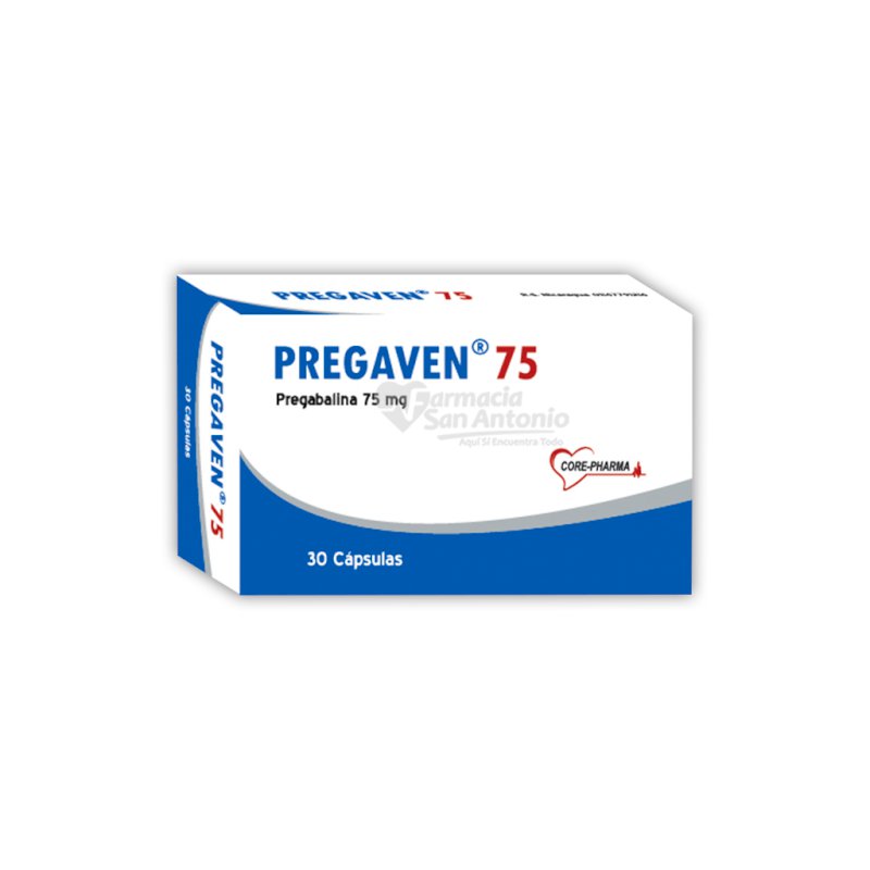 PREGAVEN 75MG X 30 CAP 1+1