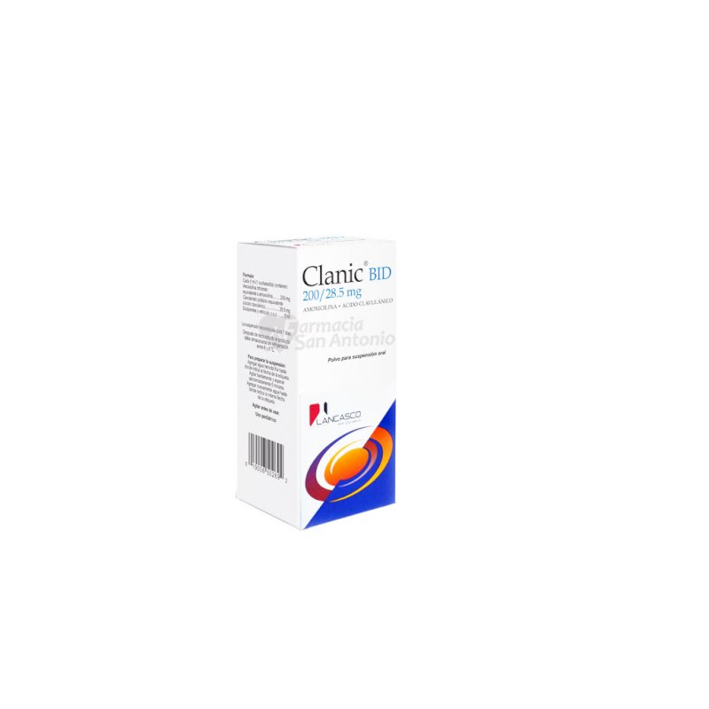 CLANIC BID 200/28.5MG X 70 ML