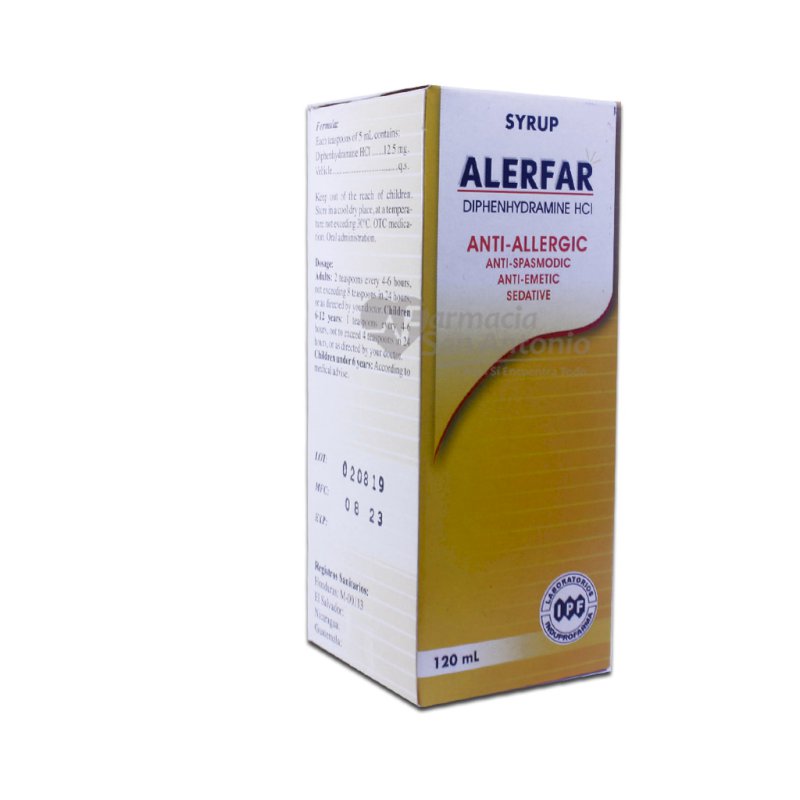 ALERFAR 120 ML ANTIALERGICO