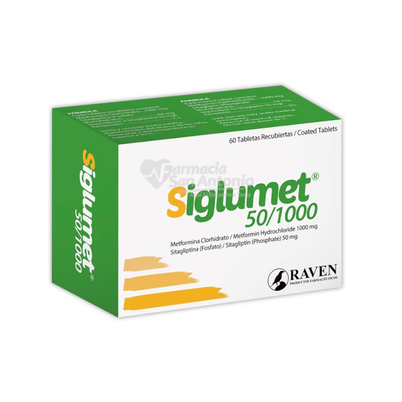 SIGLUMET 50/1000 X 60 TAB