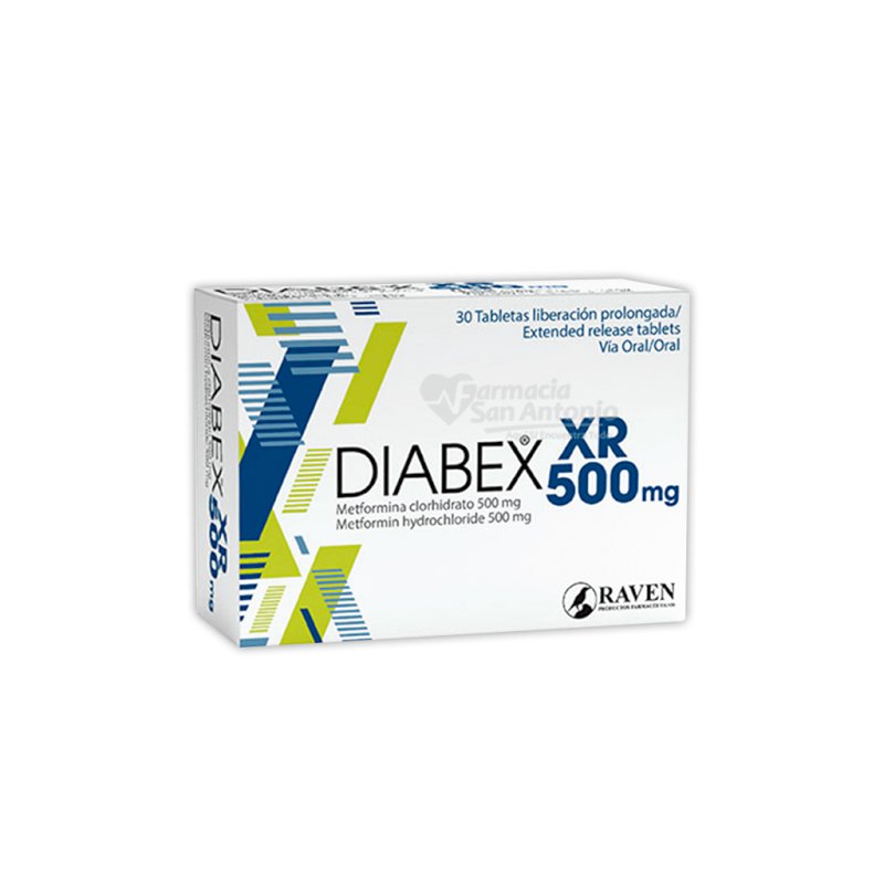 DIABEX XR 500MG X 30TAB