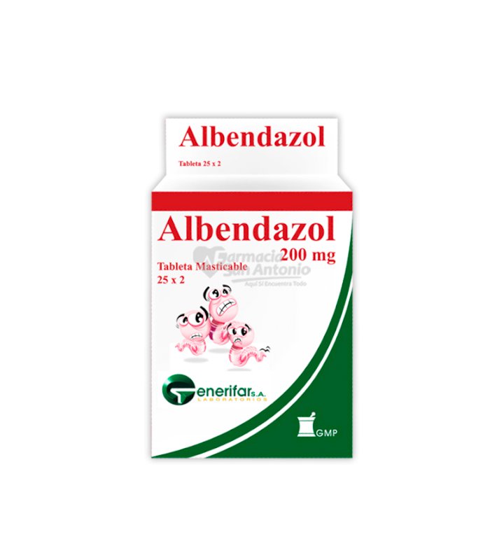 ALBENDAZOL 200MG 25 X 2 DISPENSADOR
