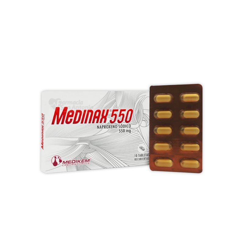 MEDINAX 550MG X 10 TABS