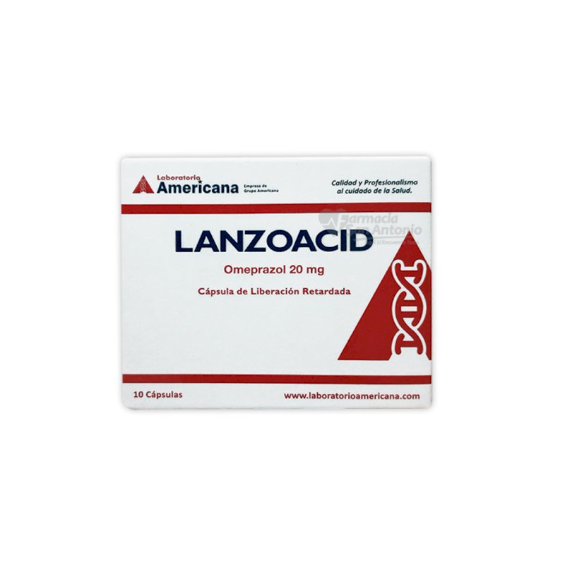 LANZOACID 20MG X 10 CAPS