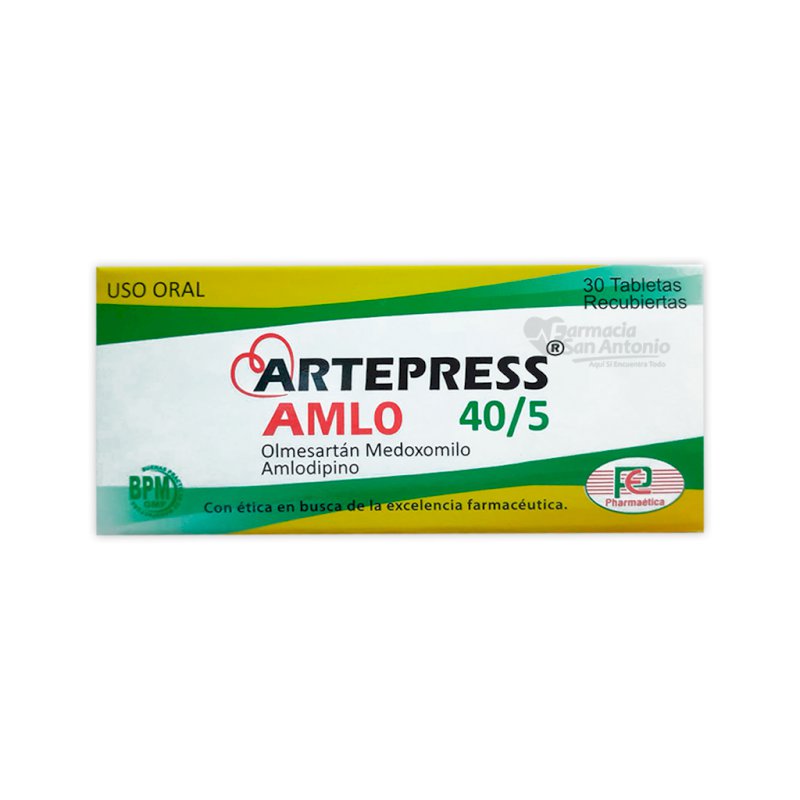 ARTEPRESS AMLO 40/5 X 30 TABS