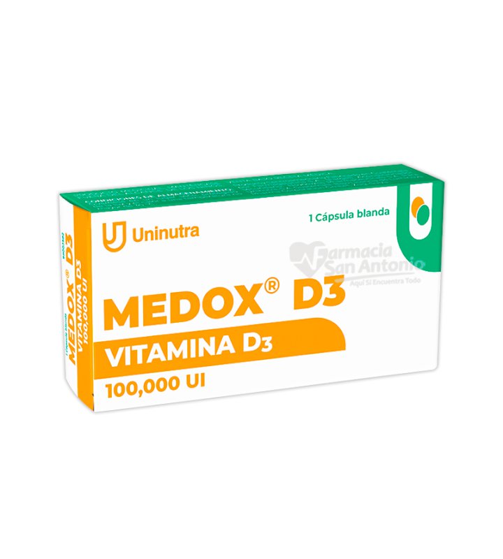 MEDOX D3 100,000 UI X 1 CAPS