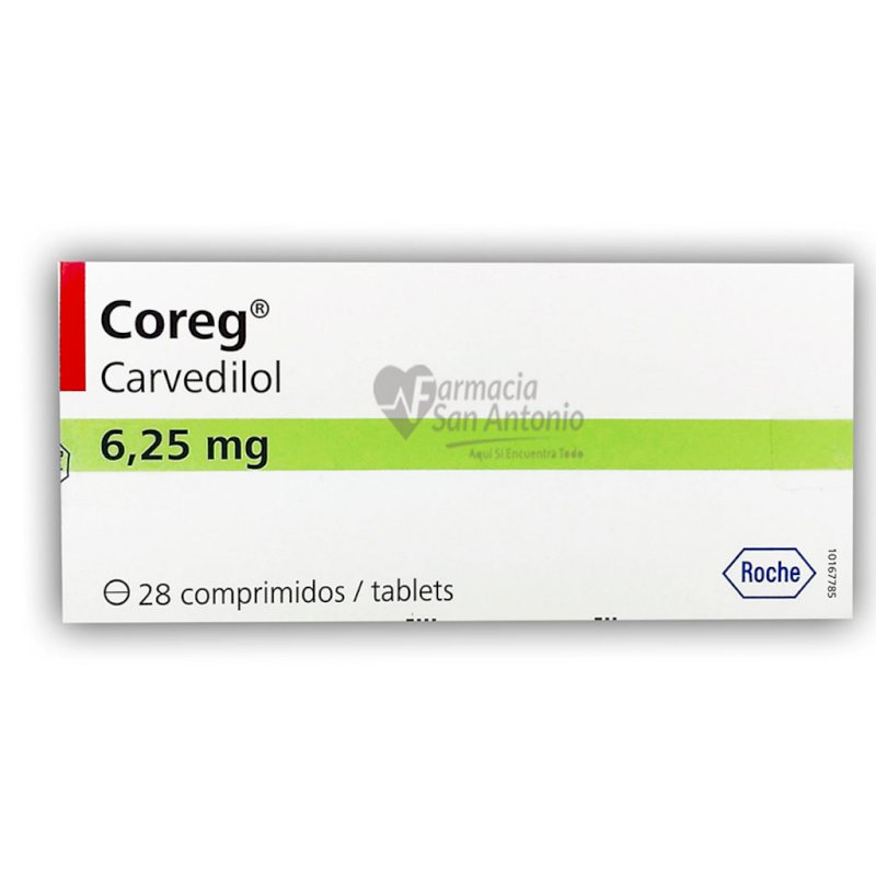 COREG 6.25MG X 28 TAB