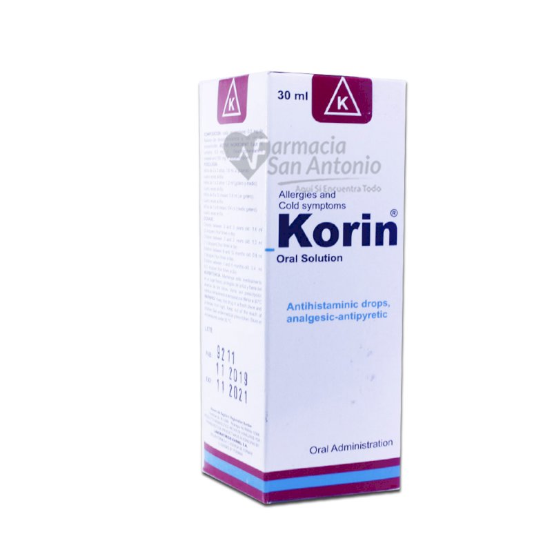 KORIN GOTAS X 30 ML