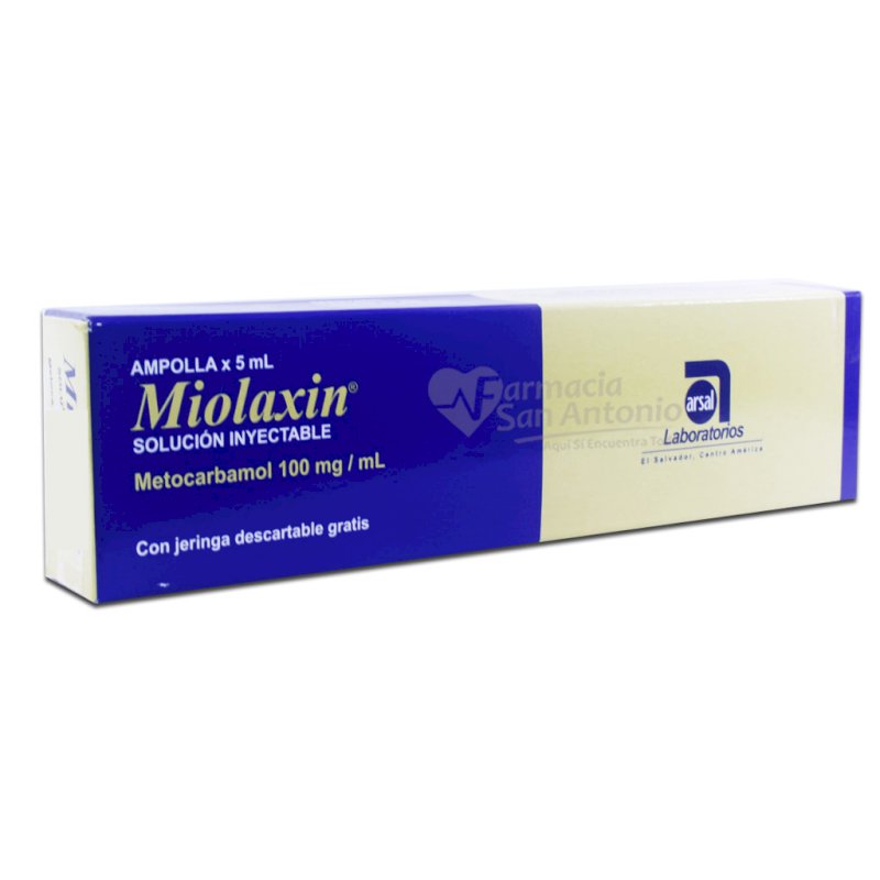 MIOLAXIN 100MG X 1 AMP 5 ML