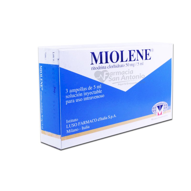 MIOLENE INY 50MG X 3 AMP