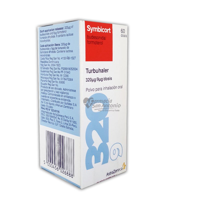 SYMBICORT TURBUH 320/9MG X 60 DOSIS