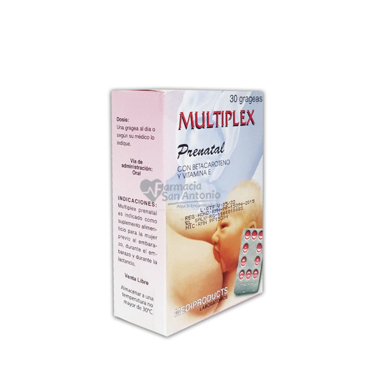 MULTIPLEX PRENATAL X 30 GRAGEAS