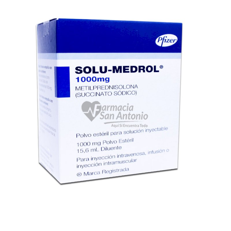 SOLU MEDROL 1000MG AMP X 16 ML